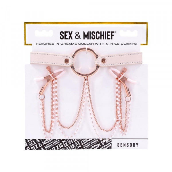 Нашийник с щипки Peaches ‘n Creame