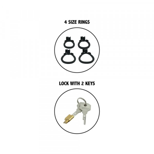 Клетка за пенис Penis Prison, къса