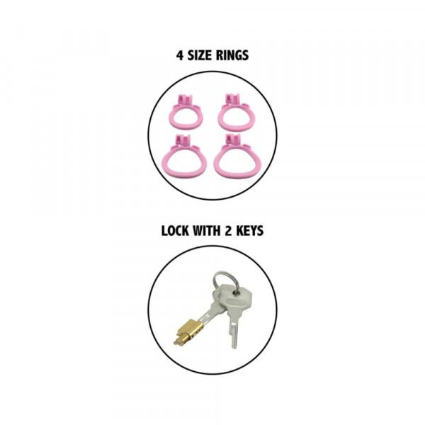 Клетка за пенис Penis Prison, розова