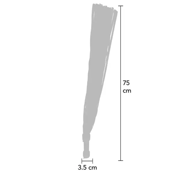 Бич от естествена кожа 75 см