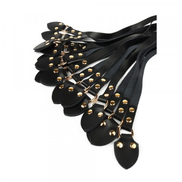 Бич от естествена кожа Cat-o-Nine