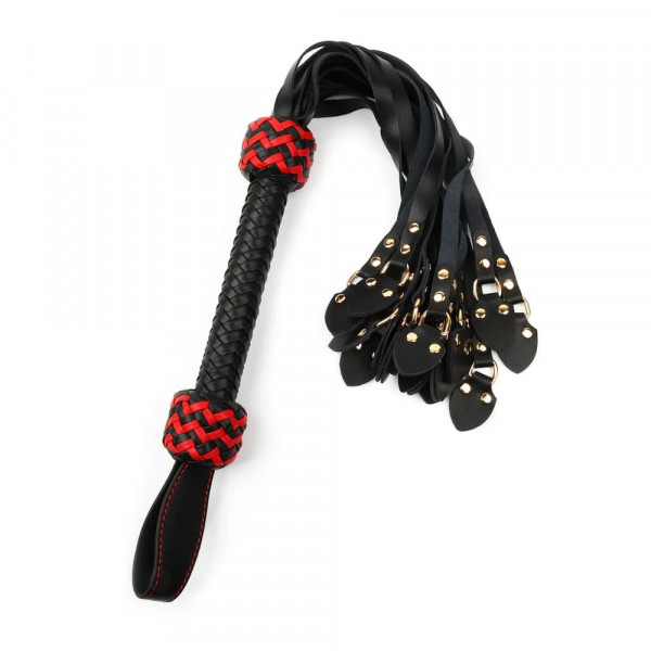 Бич от естествена кожа Cat-o-Nine