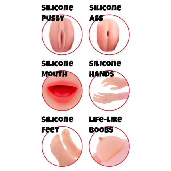 Надуваема кукла с три отвора Lusty Lola