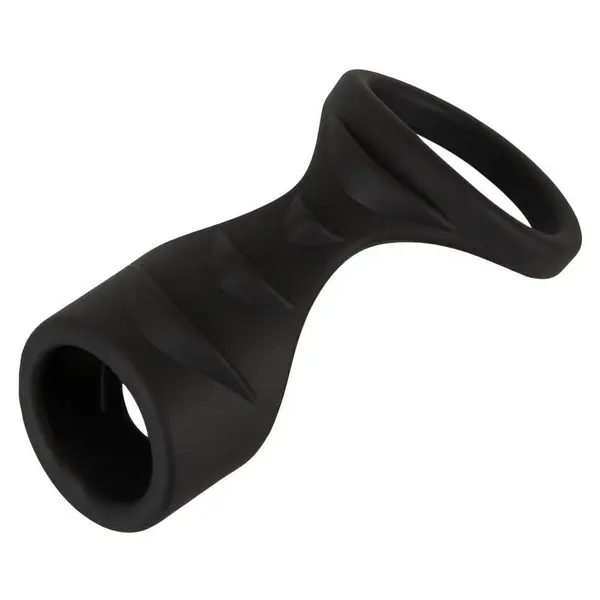 Маншон за пенис с пръстен за тестиси, Erecto, Cock Sleeve with Ball Ring, 8 см