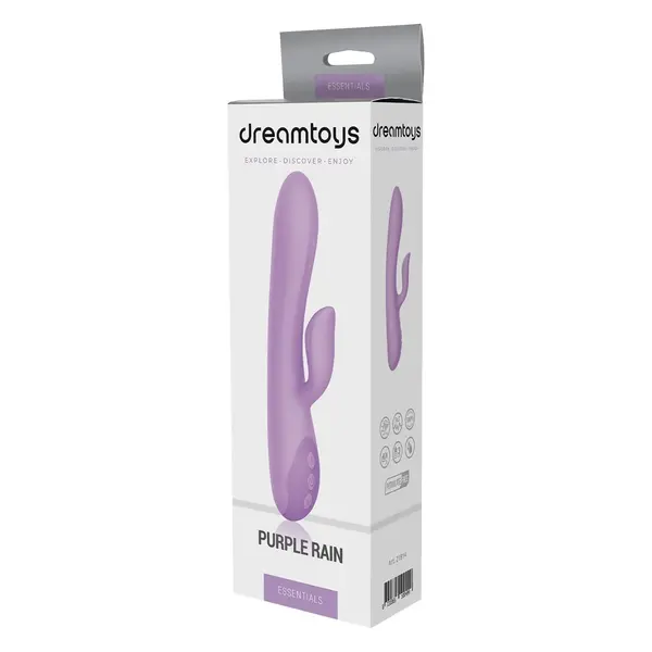 Вибратор заек с клиторен стимулатор, Dreamtoys, Essentials Duo Vibrator, 22,8 см