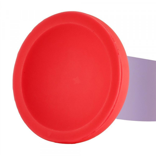 Силиконово дилдо Dreamtoys, Love Signal 2-Toned Love Stick Large, Лилаво, 20,5 см