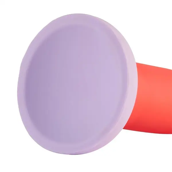 Силиконово дилдо Dreamtoys, Love Signal 2-Toned Love Stick Medium, Червено – 17 см