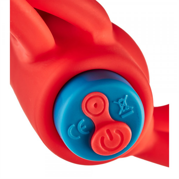 Вибриращ пенис ринг, Dreamtoys, Love Signal Thrill Ring, Червен