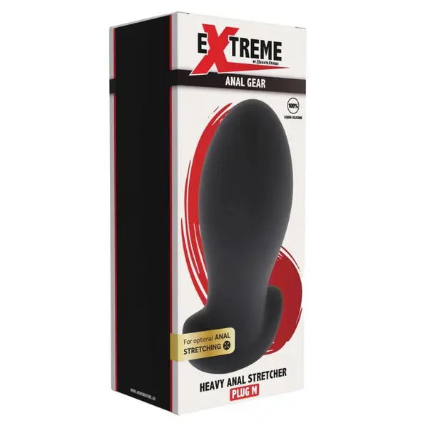 Анален разширител Hidden Desire, Heavy Anal Stretcher Plug M Extreme, Черен – 14 см