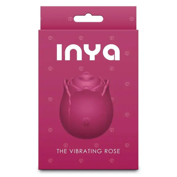 Клиторен стимулатор Роза NS Novelties, Inya, The Vibrating Rose, Червена – 6,7 см