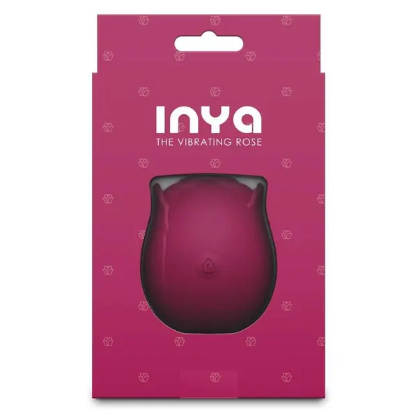 Клиторен стимулатор Роза NS Novelties, Inya, The Vibrating Rose, Червена – 6,7 см
