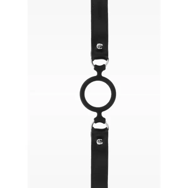 Отворен наустник Taboom, Open Ring Gag, Черен – 5,2 см