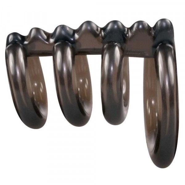 Пенис маншон с 4 ринга Bad Kitty-1