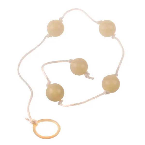 Анална броеница от пластмаса и текстил