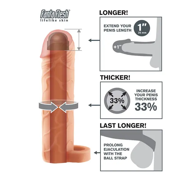 Пенис уголемител с ринг за тестисите