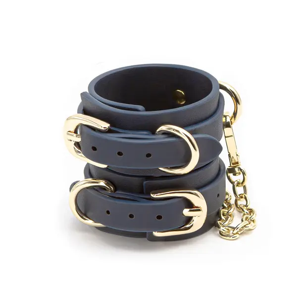 Белезници за ръце за BDSM Couture, син