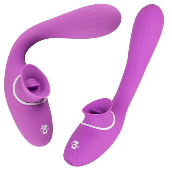 Вибратор с Клиторстимулатор 2 Function Bendable Vibe, Гъвкав Sex Shop Sexwell-2