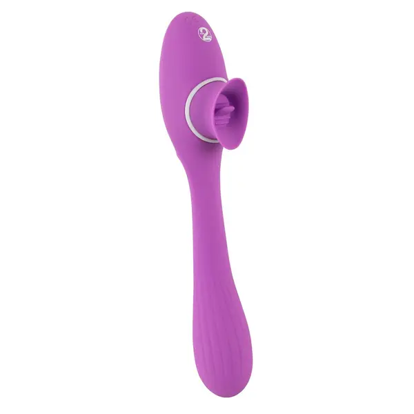 Вибратор с Клиторстимулатор 2 Function Bendable Vibe, Гъвкав Sex Shop Sexwell-1